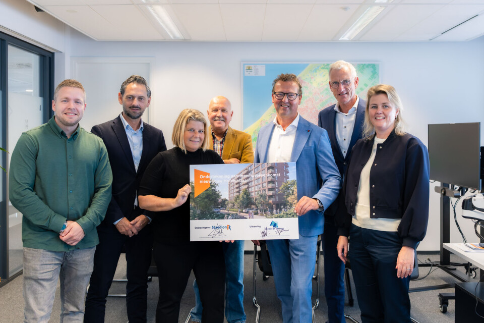 Contractondertekening Hofzichtlaan Den Haag