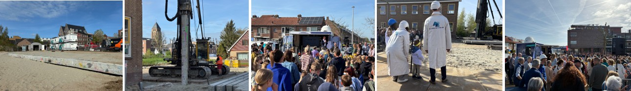 Eerste paal CBS De Ark   Bergambacht