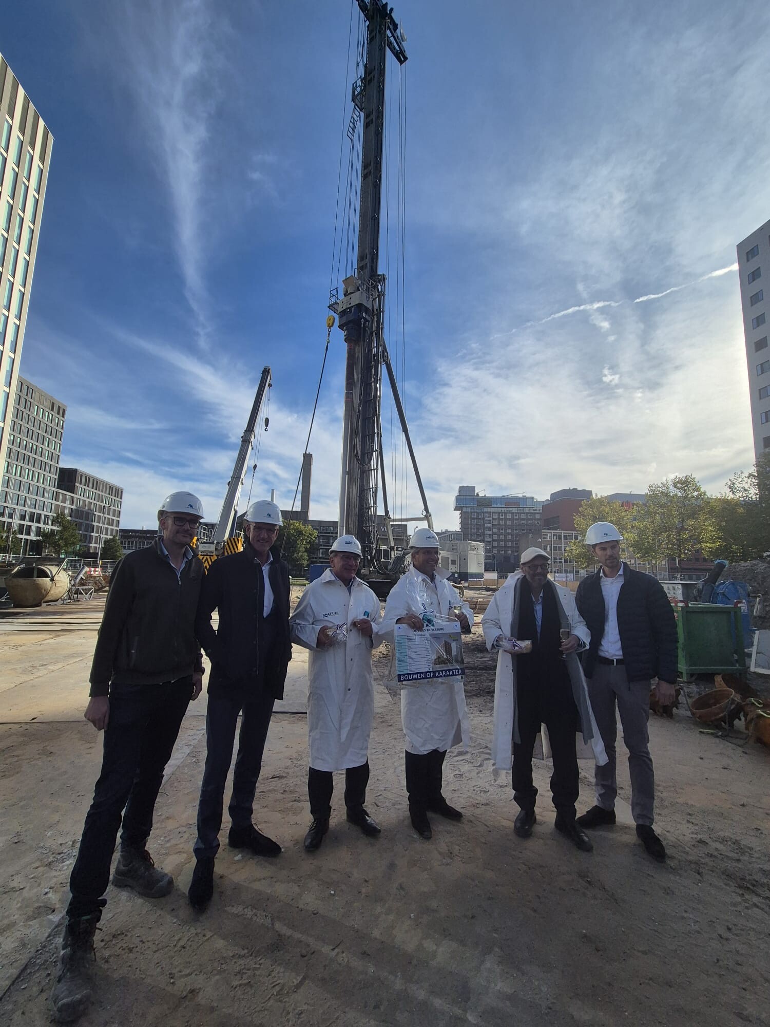 Eerste paal   Matrix Innovation Center VU Campus Amsterdam