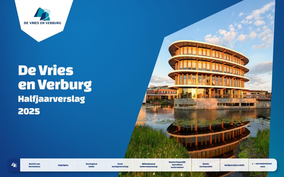 Halfjaarverslag 2025 De Vries en Verburg
