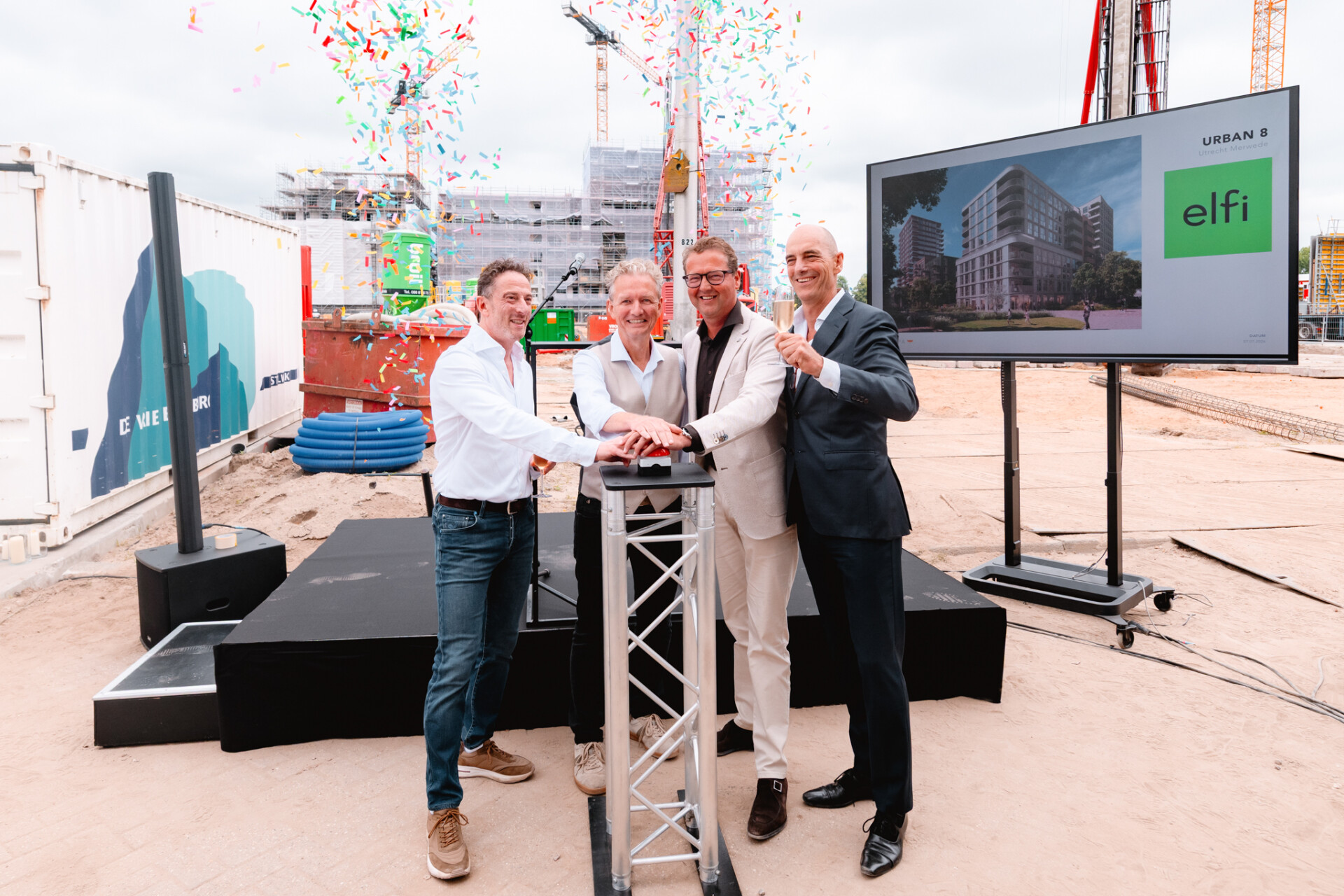 Start bouw Urban8 Merwede Utrecht